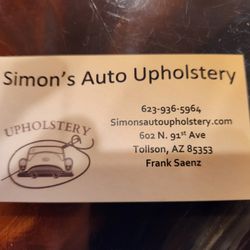 Simon's Auto Upholstery - Contact Info