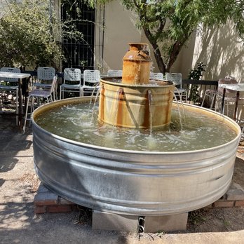 The State Line - Fountain in patio - Barbeque Near Me - El Paso, Texas The State Line - Fountain in patio - Barbeque Near Me - El Paso, Texas