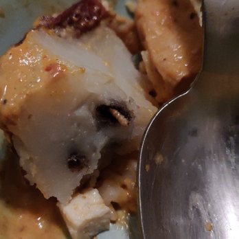 Indie Cafe - Potato with a worm prize inside - Sushi Bars Near Me - Chicago, Illinois