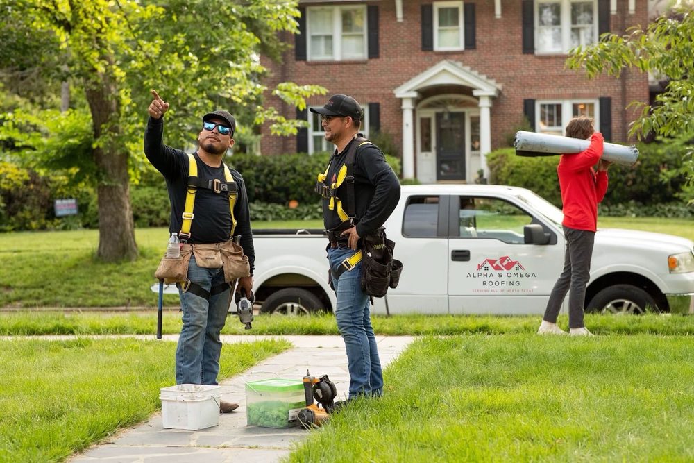 Slide of Alpha and Omega Roofing