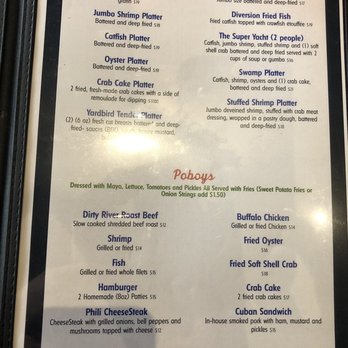 Dicarlo’s Food And Spirits - a menu - Steakhouses Near Me - Maurepas, Louisiana