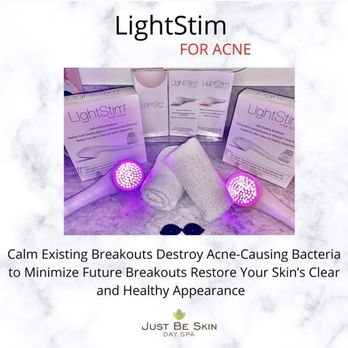 Just Be Skin Day Spa - Acne? No problem!
LighStim LED helps clear existing breakouts and restore your skin to it's original glow! - Skin Care Near Me - Riverside, California Just Be Skin Day Spa - Acne? No problem!
LighStim LED helps clear existing breakouts and restore your skin to it's original glow! - Skin Care Near Me - Riverside, California
