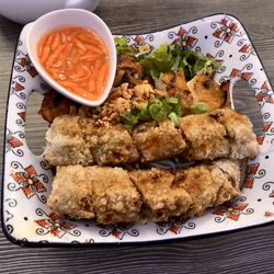 Le Petit Saigon - 49A - chicken, spring rolls & normally with vermicelli but I made a special request (see review)