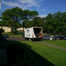 Truck arriving right on time