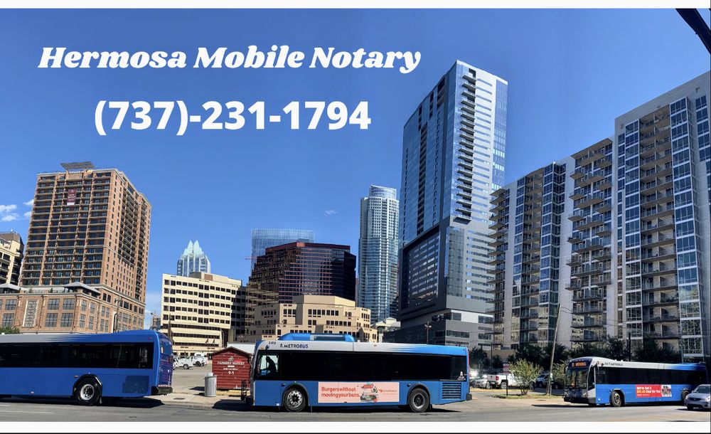 HERMOSA MOBILE NOTARY Updated August 2024 Austin , Texas Notaries