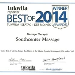 Southcenter Massage - Best of 2014