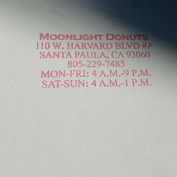 Moonlight Donuts - Donuts Near Me - Santa Paula, California Moonlight Donuts - Donuts Near Me - Santa Paula, California