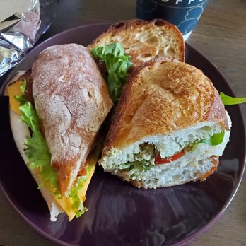 Pettibone Coffee - Carry-out lunch sandwiches.  Just wanted to show, not only is their coffee great, their sandwiches are amazing as well! - Coffee Roasteries Near Me - Dayton, Ohio