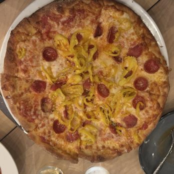 Narcisi Winery - Pepperoni and banana peppers pizza - Wine Tasting Room Near Me - Gibsonia, Pennsylvania Narcisi Winery - Pepperoni and banana peppers pizza - Wine Tasting Room Near Me - Gibsonia, Pennsylvania