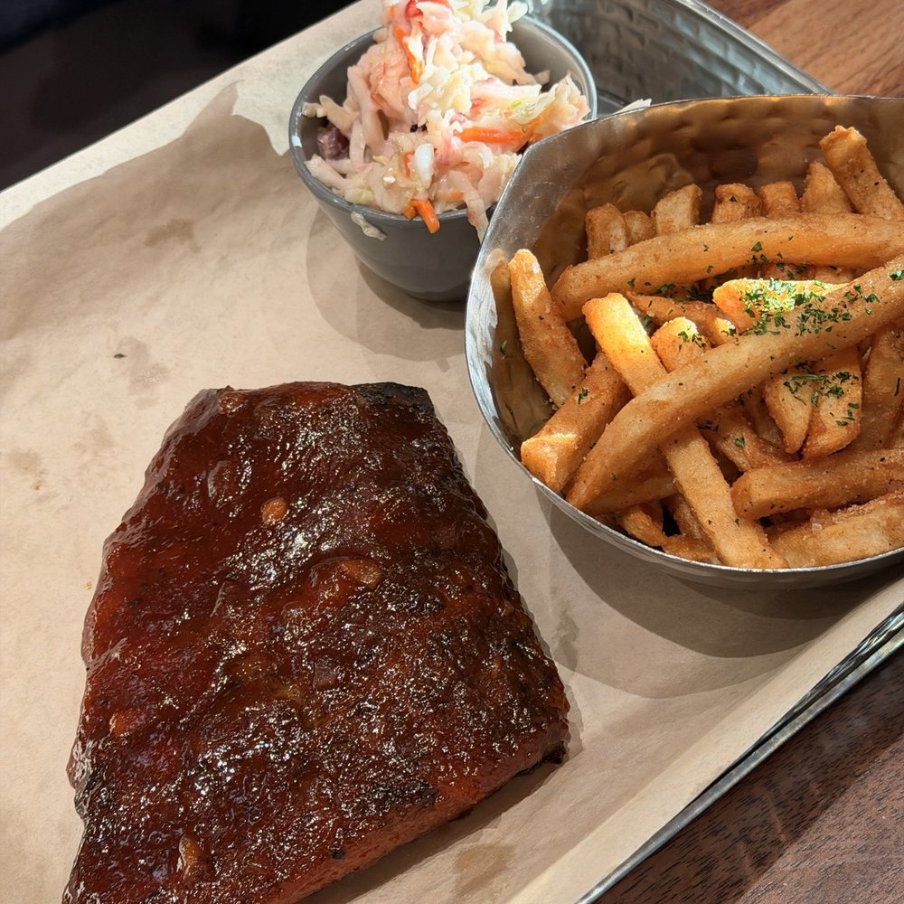 Jawfish - Ribs. Wish it came with a wet towelette. - Beer Bar Near Me - Portland, Oregon