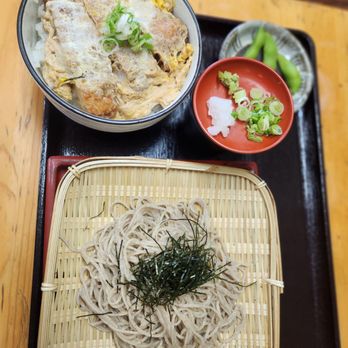 Ichimi Ann - Cold soba with egg pork cutlet combo - Japanese Near Me - Torrance, California Ichimi Ann - Cold soba with egg pork cutlet combo - Japanese Near Me - Torrance, California
