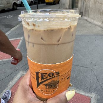 Leo's Bagels - Spicy iced chai - Coffee & Tea Near Me - New York, New York Leo's Bagels - Spicy iced chai - Coffee & Tea Near Me - New York, New York