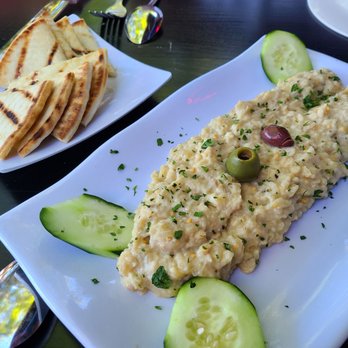 Marlaina's Mediterranean Kitchen - The baba ganoosh. Very generous portion - Mediterranean Near Me - Burien, Washington