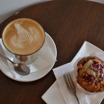 Bean Bar Gouger Street - Try one of our delicious muffins with our Bean Bar Latte - Coffee & Tea Near Me - Adelaide, SA