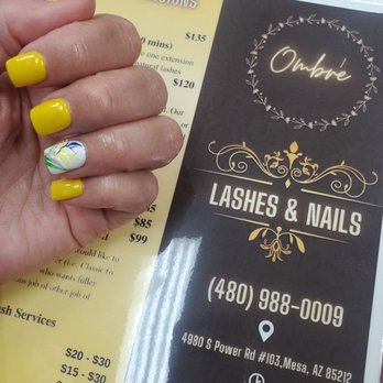 Ombré Nails & Spa - Full set of acrylic nails, gel polish with design. - Nail Salons Near Me - Mesa, Arizona