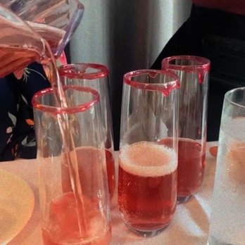Pamela's On The Hudson - Pitcher of Raspberry Mimosas - American Near Me - Newburgh, New York Pamela's On The Hudson - Pitcher of Raspberry Mimosas - American Near Me - Newburgh, New York