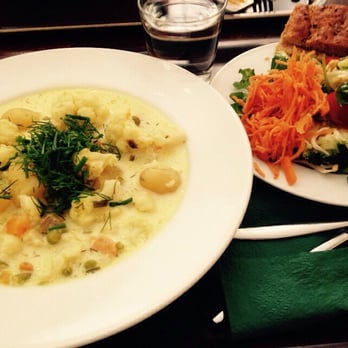 Zucchini - One of two lunch specials (Lounas). Soup and salad. - Vegetarian Near Me - Helsinki, 18 Zucchini - One of two lunch specials (Lounas). Soup and salad. - Vegetarian Near Me - Helsinki, 18