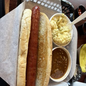 Hickory Hut - Only thing I ate most of was the potato salad. Nothing anyone can do to fix the beans or the sausage. - Barbeque Near Me - Salina, Kansas Hickory Hut - Only thing I ate most of was the potato salad. Nothing anyone can do to fix the beans or the sausage. - Barbeque Near Me - Salina, Kansas