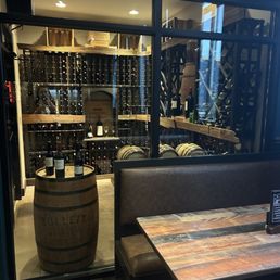 Displayed wine Displayed wine