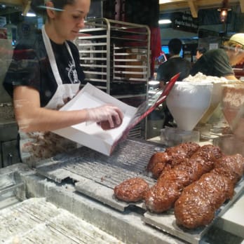 Beiler's Bakery - Fresh apple fritters #philadelphia #philly #Amish #readingterminalmarket - Bakeries Near Me - Philadelphia, Pennsylvania