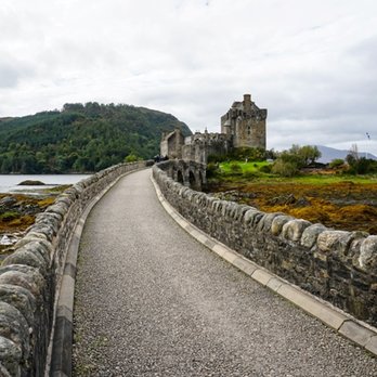 Eilean Donan Castle - The bridge leading to the castle. - Castles Near Me - Kyle, HLD