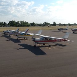 Boulder Municipal Airport - Three Cessna Cardinals at Boulder Municipal Airport BDU