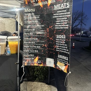 La Humadera - Menu as of Feb 2025 - Tacos Near Me - Fremont, California La Humadera - Menu as of Feb 2025 - Tacos Near Me - Fremont, California
