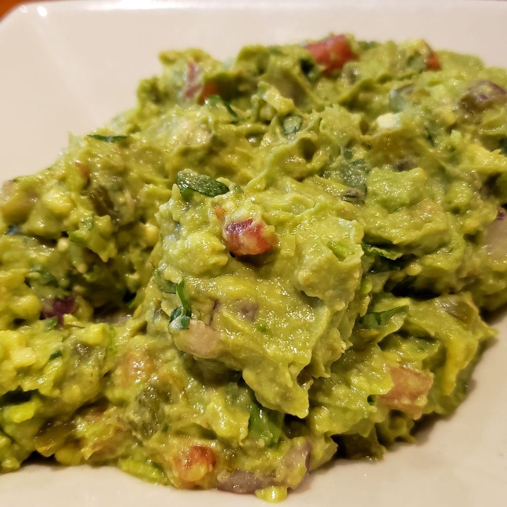 Cantina Laredo - Top shelf guacamole ($11.75), vegan by omitting queso fresco. Excellent chips. Great salsa. Good guacamole overall. - Mexican Near Me - Bloomington, Minnesota Cantina Laredo - Top shelf guacamole ($11.75), vegan by omitting queso fresco. Excellent chips. Great salsa. Good guacamole overall. - Mexican Near Me - Bloomington, Minnesota