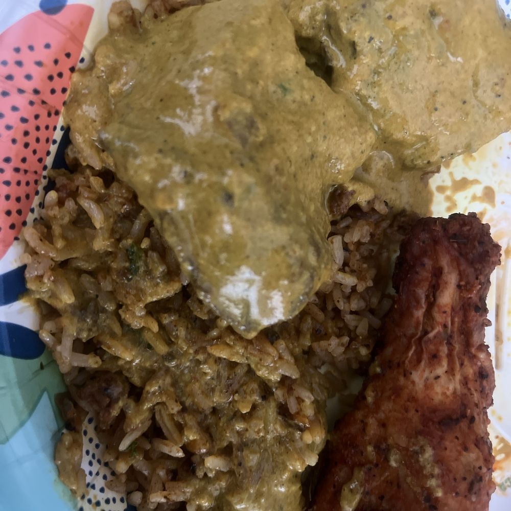 JS International Grill - "Curry goat" "dirty rice" and Cajun wings - Caribbean Near Me - Plano, Texas