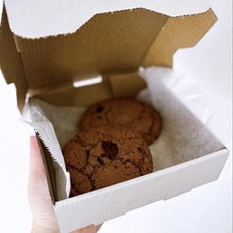 Housebaked Chocolate Chip Cookies in a cute mini pizza box | $2.50 each Housebaked Chocolate Chip Cookies in a cute mini pizza box | $2.50 each