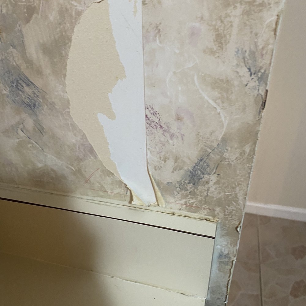 Vacation Rentals Beach Properties - Ripped wallpaper in the kitchen. - Vacation Rental Agents Near Me - Saint Augustine, Florida Vacation Rentals Beach Properties - Ripped wallpaper in the kitchen. - Vacation Rental Agents Near Me - Saint Augustine, Florida