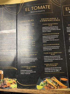 Menu photo 4 El Tomate Restaurant San Francisco, CA Menu photo 4 El Tomate Restaurant San Francisco, CA