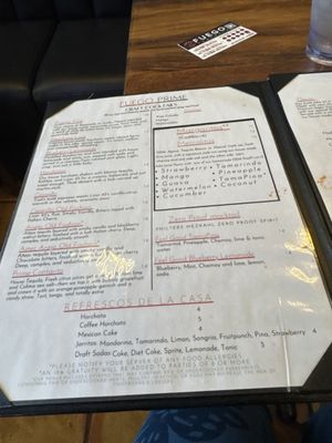 Menu photo 1 Fuego Prime Lodi, CA