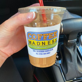 Coffee Madness - Caramel Toe Iced Latte - Coffee & Tea Near Me - Las Vegas, Nevada Coffee Madness - Caramel Toe Iced Latte - Coffee & Tea Near Me - Las Vegas, Nevada