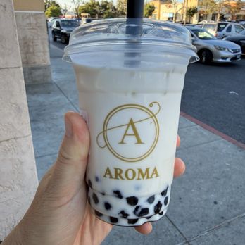 Aroma - Classic milk tea with Boba - Desserts Near Me - San Jose, California