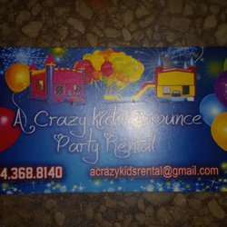 A Crazy Kids Bounce Party Rental