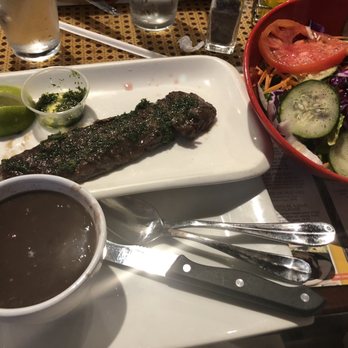 Casavana - Churrasco with Chimichurri, black beans, and salad. - Cuban Near Me - Homestead, Florida Casavana - Churrasco with Chimichurri, black beans, and salad. - Cuban Near Me - Homestead, Florida