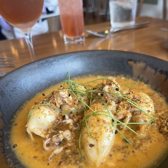 Alewife - Stuffed cuttlefish. Was on specials menu.  Sauce was so delicious - Seafood Near Me - Richmond, Virginia