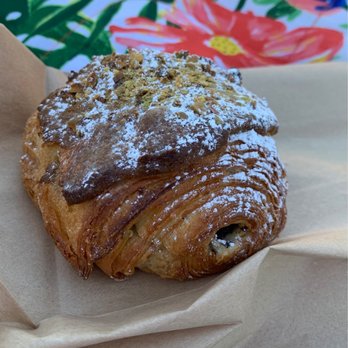 Petit Pierre Bakery - Pistachio chocolate croissant - Cafes Near Me - Seattle, Washington
