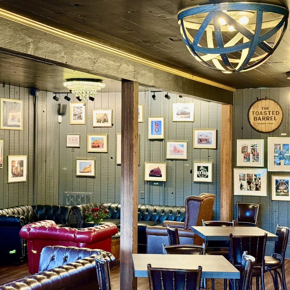 The Toasted Barrel - INSIDE: The history wall... ask the owner! - Whiskey Bars Near Me - Grants Pass, Oregon The Toasted Barrel - INSIDE: The history wall... ask the owner! - Whiskey Bars Near Me - Grants Pass, Oregon
