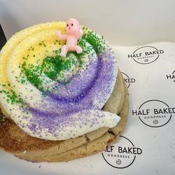 Half Baked Goodness - King cake cookie
