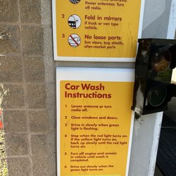 Sign and car damage