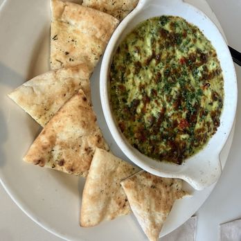 Bazille at Nordstrom - Our fave Artichoke Spinach Dip - New American Near Me - Torrance, California