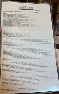 Menu photo 5 Marston's Valencia, CA