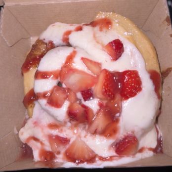 Cinnaholic - Old School with Strawberries - Bakeries Near Me - Gambrills, Maryland