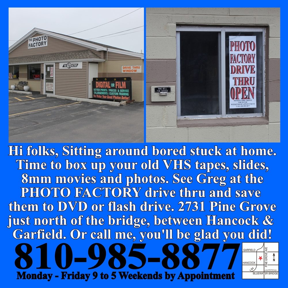 BLUEWATER STUDIOS & PHOTO FACTORY 2731 Pinegrove Ave, Port Huron, MI