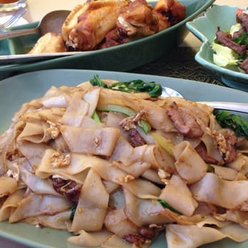 Thai House Restaurant - Close up of the pad see iew. - Thai Near Me - Redlands, California