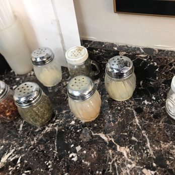 Sassano's - Condiments were near empty, needed wiping down. - Pizza Near Me - Fort Lauderdale, Florida Sassano's - Condiments were near empty, needed wiping down. - Pizza Near Me - Fort Lauderdale, Florida