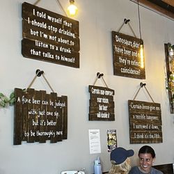 InZane Brewing - Fun and cleaver wall
