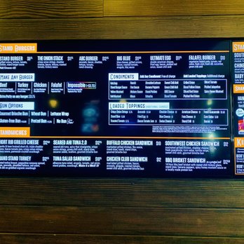 The Stand - American Classics Redefined - Menu - Burgers Near Me - Northridge, California